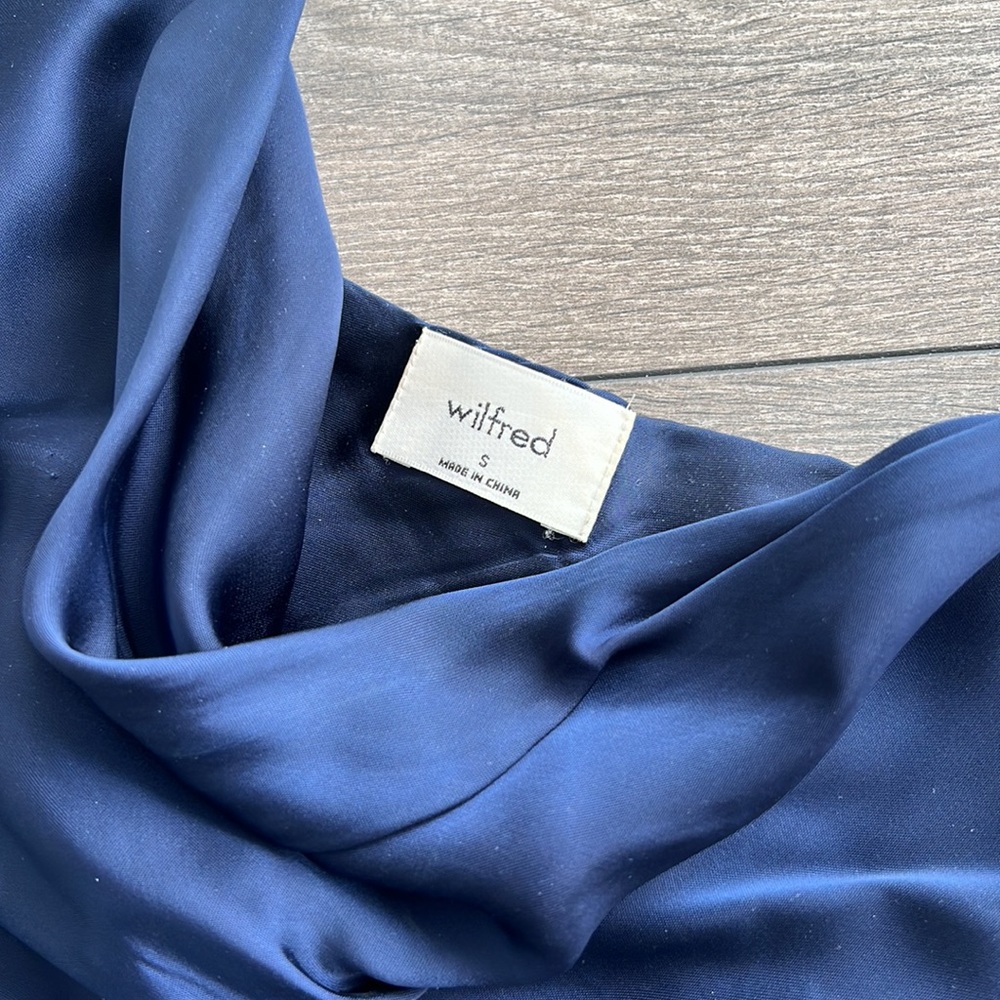 ARITZIA- Wilfred Only Ruched Slip Mini Dress